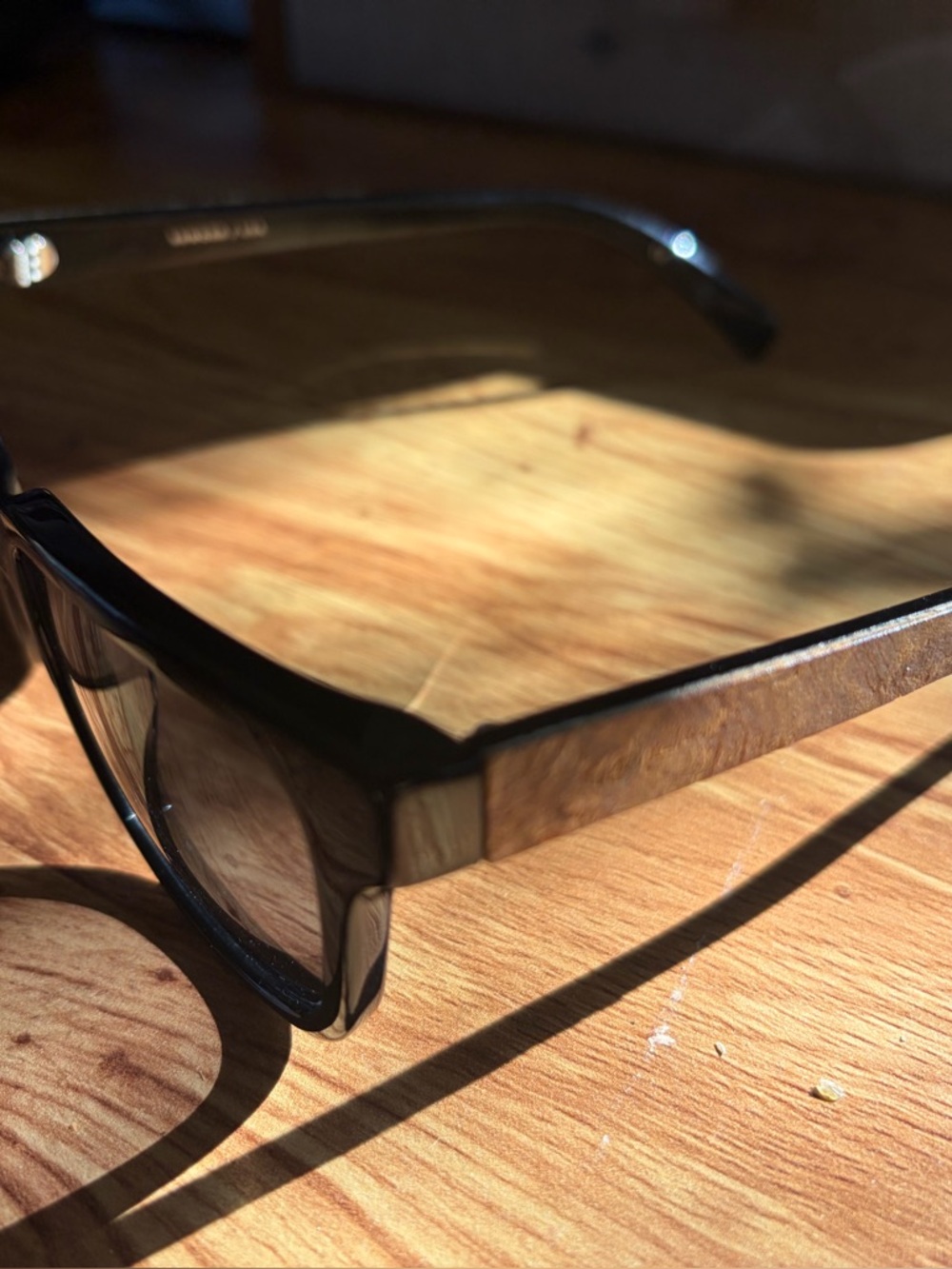 Shwood Black and Brown Men's Sunglasses